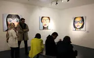 افتتاحیه نمایشگاه نقاشی‌های نیوشا خطیب در گالری فردا