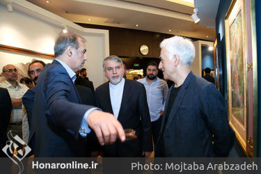 بازدید وزیر فرهنگ و ارشاد اسلامی از هفتمین حراج تهران