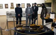 بازدید نایب رییس کمیسیون فرهنگی مجلس از نمایشگاه نگاره‌های چوبی در فرهنگسرای نیاوران