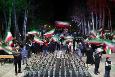 باغ فردوس میزبان تجمعی برای وطن شد

