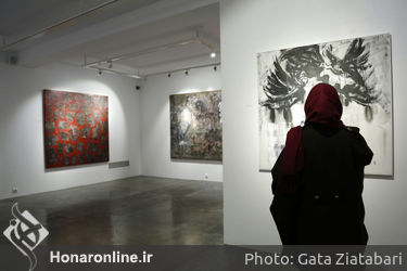 نمایشگاه نقاشی‌های جلیل سمانی جابلو در گالری شیرین