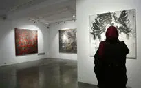 نمایشگاه نقاشی‌های جلیل سمانی جابلو در گالری شیرین