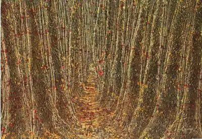 Arbor Day inspires talks with painter Manouchehr Niazi on his Trees series