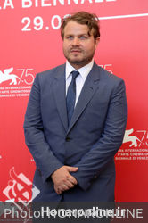 09995 Brady Corbet attends _Vox Lux_ photocall during the 75th Venice Film Festival