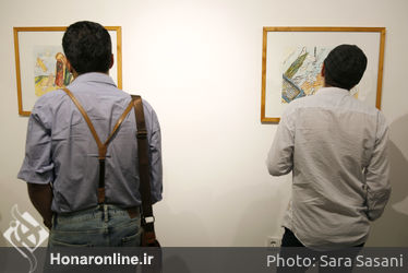 افتتاحیه نمایشگاه طراحی‌های رنگی فرشید ملکی در گالری هور
