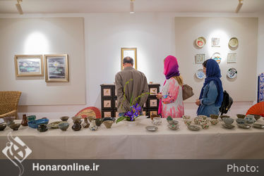 نمایشگاه آثار نقاشی و سرامیک چیبا میاماتو در خانه سرامیک فرزانه 