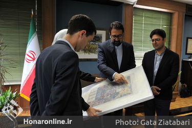 دیدار معاون امور هنری وزارت فرهنگ و ارشاد با مدیر شهرک بین‌المللی هنرهای پاریس