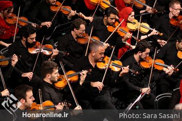 کنسرت مشترک ارکستر سمفونیک تهران و ارسکتر فستیوال راونا به رهبری ریکاردو موتی در تالار وحدت
