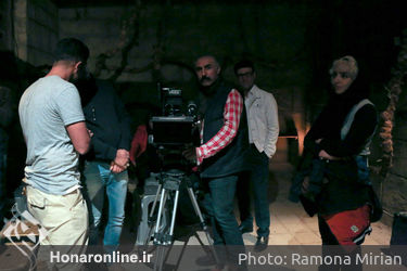 پشت صحنه فیلم سینمایی "آهوی پیشونی سفید"