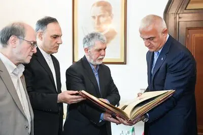 وزیر فرهنگ با همتای ترک خود دیدار کرد/ همکاری دوجانبه در چارچوب سال فرهنگی ۲۰۲۵