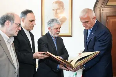 وزیر فرهنگ با همتای ترک خود دیدار کرد/ همکاری دوجانبه در چارچوب سال فرهنگی ۲۰۲۵
