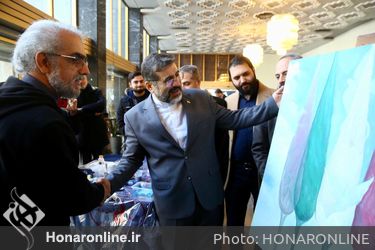 حضور اهالی فرهنگ و هنرمندان پای صندوق رای تالار وحدت