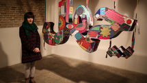 Aran Projects showing Homa Delvaray art