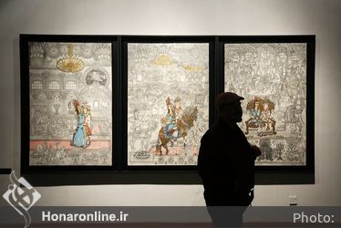 مراسم افتتاحیه نمایشگاه مروری بر آثار و زندگی علی اکبر صادقی در موزه هنرهاي معاصر