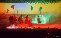 اجرای نمایش بزرگ میدانی محشر در شیراز