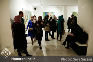 افتتاحیه ی نمایشگاه نقاشی عیسی جباری ممقانی در گالری ساربان