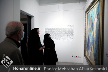 نمایشگاه گزیده‌ای از آثار حبیب‌الله صادقی در حوزه هنری