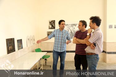 بازدید مدیر کل از کارگاه های بیست و ششمین جشنواره هنرهای تجسمی در ایلام