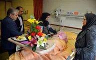 عیادت مدیرعامل موسسه هنرمندان پیشکسوت از مهدخت مخبر 