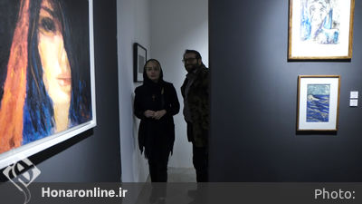 افتتاحیه نمایشگاه آثار تجسمی هنرمندان سینمایی 