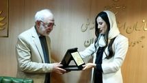 Serbia's first lady Tamara Vucic visits Iran national library