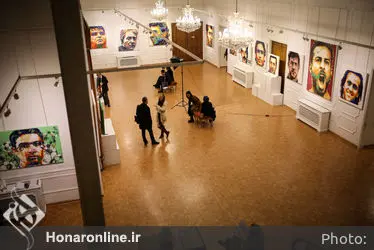 افتتاحیه نمایشگاه پرتره 100 چهره ورزشی ایران در کاخ سعدآباد