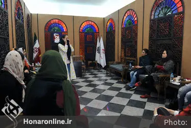 ورکشاپ نقالی دکتر پرویز ممنون در موسسه توسعه هنرهای معاصر