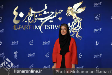 دومین روز چهلمین جشنواره فیلم فجر در برج میلاد - سارا بهرامی