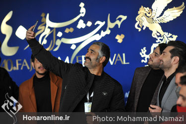 دومین روز چهلمین جشنواره فیلم فجر در برج میلاد - پژمان جمشیدی