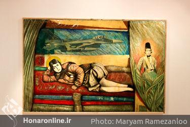 نمایشگاه نقاشی قاسم حاجی‌زاده در گالری ماه
