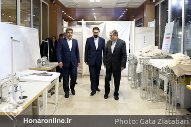 بازدید سید محمدمجتبی حسینی از نمایشگاه هشتمین جشنواره بین‌المللی مد و لباس فجر در چابهار