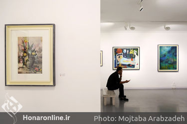 نمایشگاه نقاشی های ابراهیم فرجی در گالری هور‎
