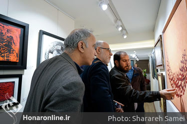 نمایشگاه گروهی نقاشی‌خط و خوشنویسی در نگارخانه بهارک