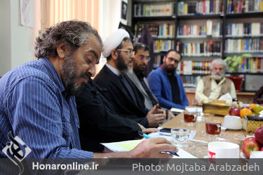 نشست حجت‌الاسلام احمد مازنی، عضو کمیسیون فرهنگی مجلس شورای اسلامی با اعضای خانه تئاتر