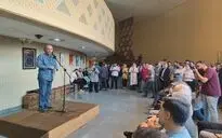 تجمع همدلانه هنرمندان برای حمایت از پاکسازی تئاتر شهر