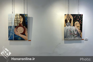 نمایشگاه آثار پریسا شفیعی در گالری گلهای داودی