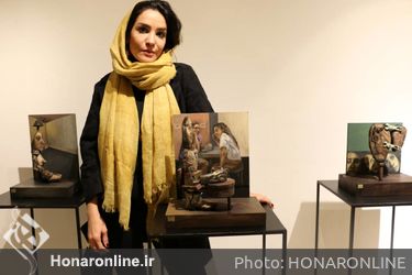 نمایشگاه نقاشی حجم و چیدمان سارا کشمیری در گالری ژاله