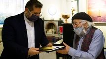 دیدار نوروزی وزیر فرهنگ و ارشاد اسلامی با «نقاش بهشت»