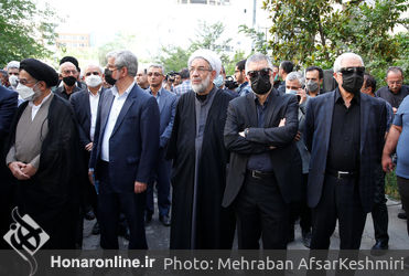 مراسم تشییع پیکر حجت‌الاسلام سید محمود دعایی