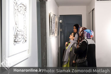 نمایشگاه نقاشی‌خط کیارش یعقوبی درگالری مژده