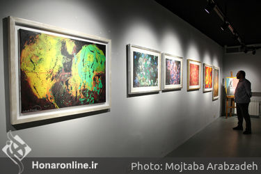 نمایشگاه آثار شهرو خردمند در گالری آ