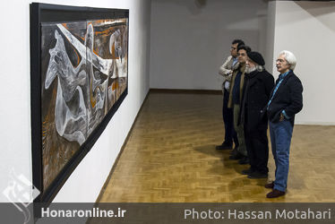 افتتاحیه نمایشگاه آثار علی فرامرزی در گالری فرهنگسرای نیاوران