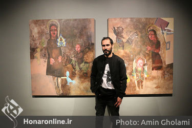 نمایشگاه نقاشی سید محمد مساوات در گالری محسن