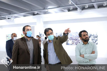 گشایش نمایشگاه تجسمی به مناسبت هفته هنر انقلاب
