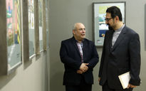 بازدید سید مجتبی حسینی از نمایشگاه تصویرگران معاصر جمهوری چک
