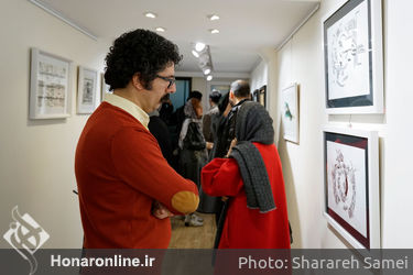 نمایشگاه خط مینا امانی در گالری بهارک