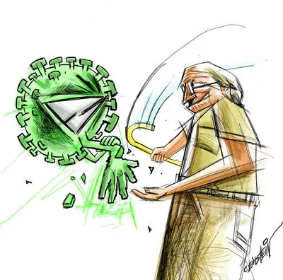 Coronavirus Urges People to Change: Cartoonist Einstein