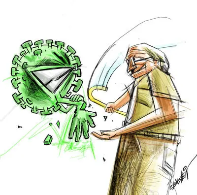Coronavirus Urges People to Change: Cartoonist Einstein