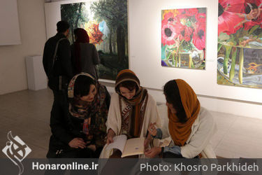 افتتاحیه نمایشگاه آثار مرضیه فخر در گالری نگار 14 
