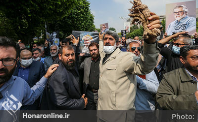 تشیع پیکر هنرمند انقلابی حاج نادر طالب‌زاده